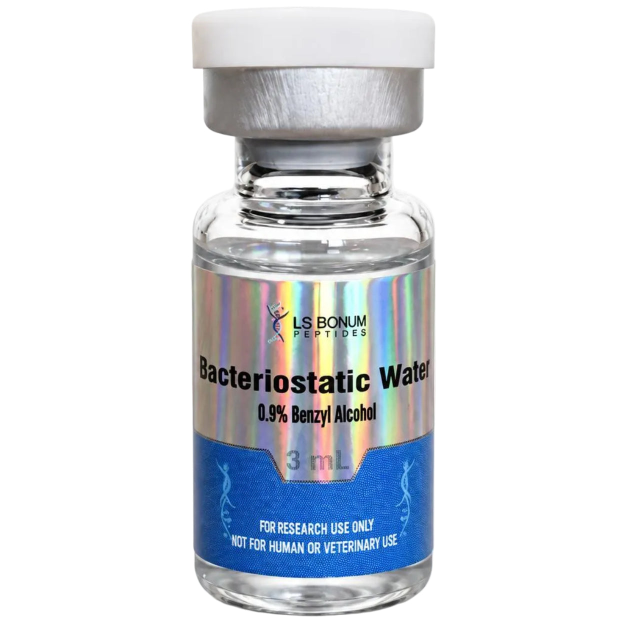 Bacteriostatic Water 3 mL – Research Use