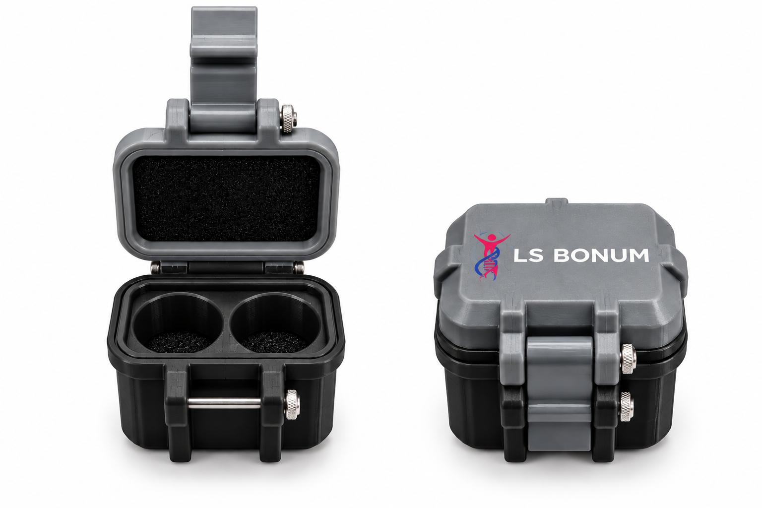 LS Bonum Vial Storage Case – 2 × 3 mL